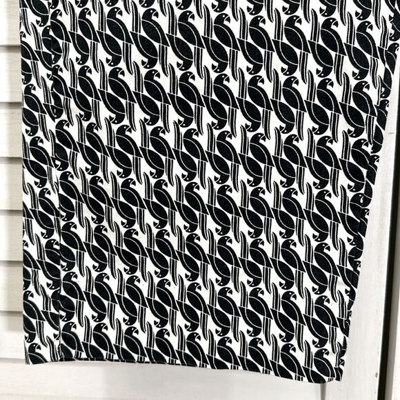 Talbots Crop Pants Size 18W Tuscan Bird Print - Picture 6 of 13